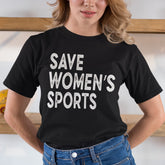 Save Women's Sports T-shirt Human Rights Equality Activist Feminist Gift for Her